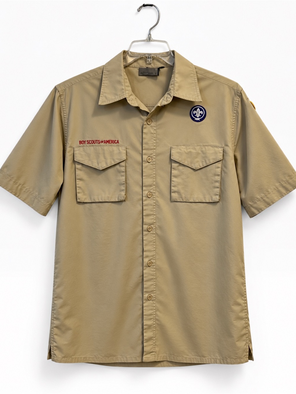 Boy Scouts of America BSA Uniform Shirt Adult     X-Large Khaki Short Sleeve
